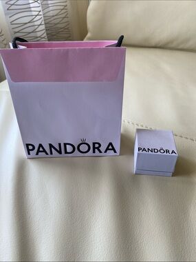 💕Host Pick💕 Pandora Pink and White Gift Bag with Jewelry Box